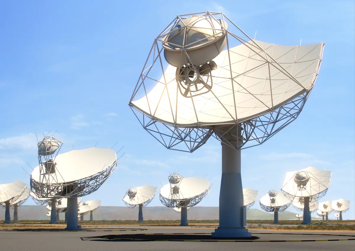 SKA radio telescope arrays, South Africa